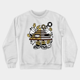 Angry egyptian pyramid Crewneck Sweatshirt